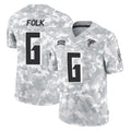 Ncoe A.Falcons #6 Nick Folk Player Camo Salute to Service Limited Stitched Jerseys
