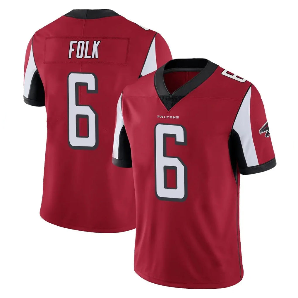 Ncoe A.Falcons #6 Nick Folk Player Red Color Vapor Untouchable Limited Home Game Stitched Jerseys