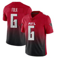 Ncoe A.Falcons #6 Nick Folk Player Red Vapor Untouchable Limited Home Game Stitched Jerseys