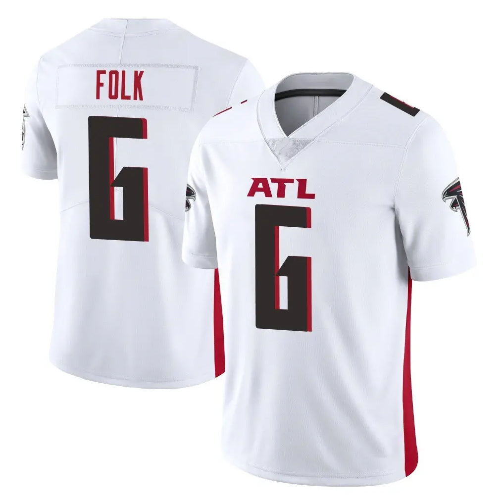 Ncoe A.Falcons #6 Nick Folk Player White Vapor Untouchable Limited Home Game Stitched Jerseys