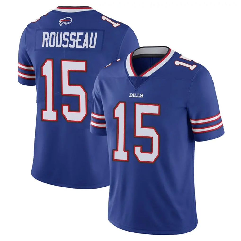 Ncoe B.Bills #15 Greg Rousseau Player Royal Vapor Untouchable Limited Stitched Jerseys