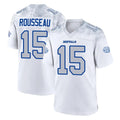 Ncoe B.Bills #15 Greg Rousseau Player White Rivalries Collection Game Stitched Jerseys