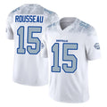 Ncoe B.Bills #15 Greg Rousseau Player White Rivalries Collection Limited Game Stitched Jerseys