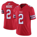 Ncoe B.Bills #2 DJ Moore Player Red Vapor Untouchable Limited Stitched Jerseys