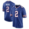 Ncoe B.Bills #2 DJ Moore Player Royal Home Game Stitched Jerseys