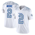 Ncoe B.Bills #2 DJ Moore Player White Rivalries Collection Limited Game Stitched Jerseys