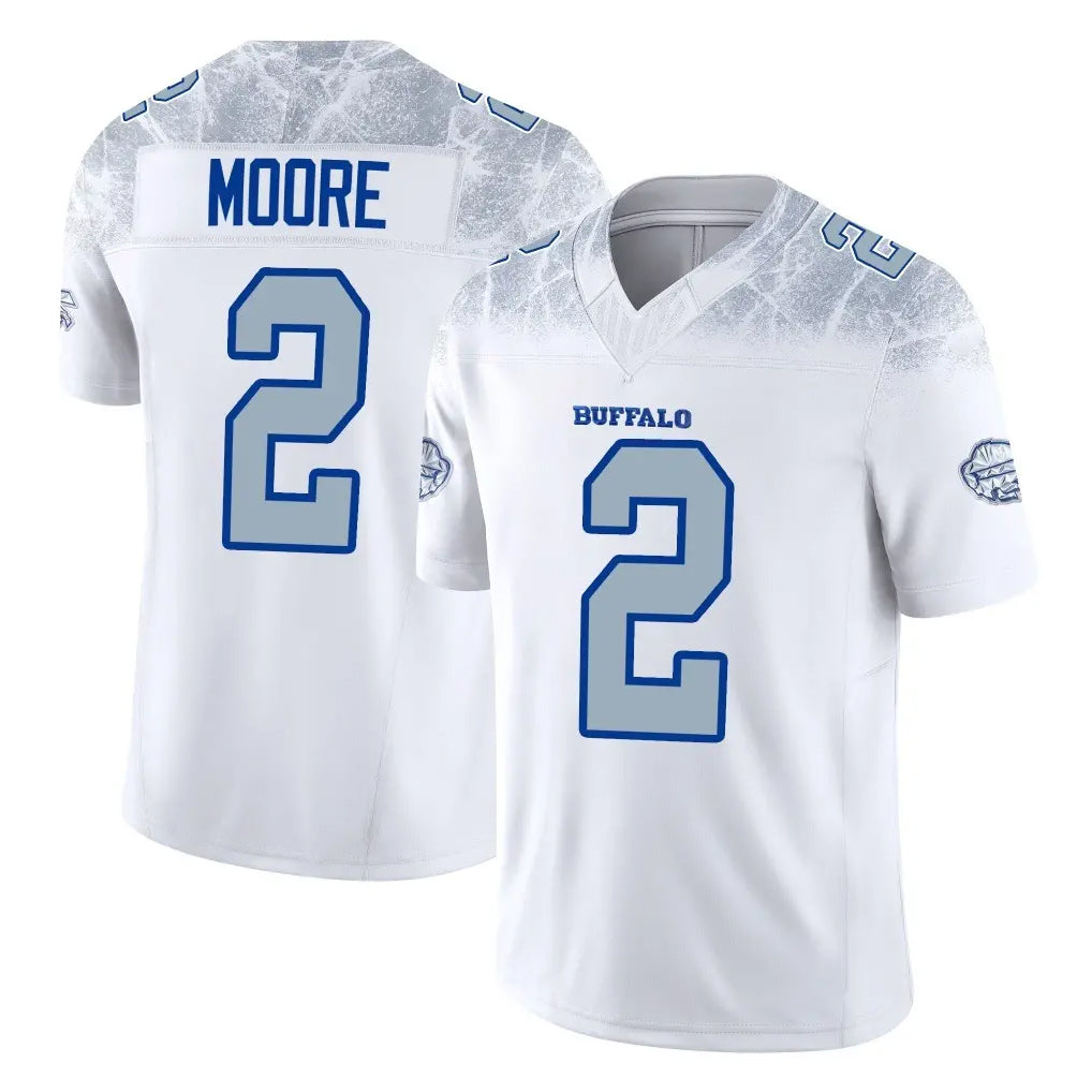 Ncoe B.Bills #2 DJ Moore Player White Rivalries Collection Limited Game Stitched Jerseys