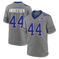 Ncoe B.Bills #44 Joe Andreessen Player Gray Nickel City Home Game Stitched Jerseys