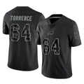 Ncoe B.Bills #64 O'Cyrus Torrence Player Black RFLCTV Limited Stitched Jerseys