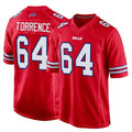 Ncoe B.Bills #64 O'Cyrus Torrence Player Red Home Game Stitched Jerseys