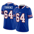 Ncoe B.Bills #64 O'Cyrus Torrence Player Royal Vapor F.U.S.E. Limited Home Game Stitched Jerseys