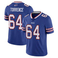 Ncoe B.Bills #64 O'Cyrus Torrence Player Royal Vapor Untouchable Limited Stitched Jerseys