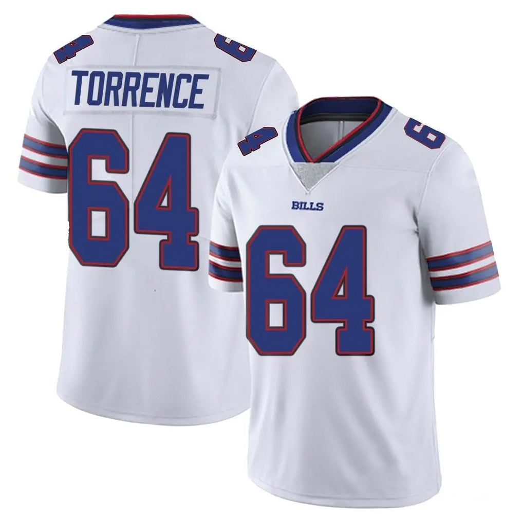 Ncoe B.Bills #64 O'Cyrus Torrence Player White Vapor Untouchable Limited Stitched Jerseys