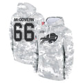Ncoe B.Bills #66 Connor McGovern Player Arctic Camo Salute to Service Hoodies Stitched Jerseys
