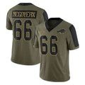 Ncoe B.Bills #66 Connor McGovern Player Olive Salute To Service Game Stitched Jerseys