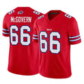 Ncoe B.Bills #66 Connor McGovern Player Red Vapor F.U.S.E. Jersey Limited Home Game Stitched Jerseys
