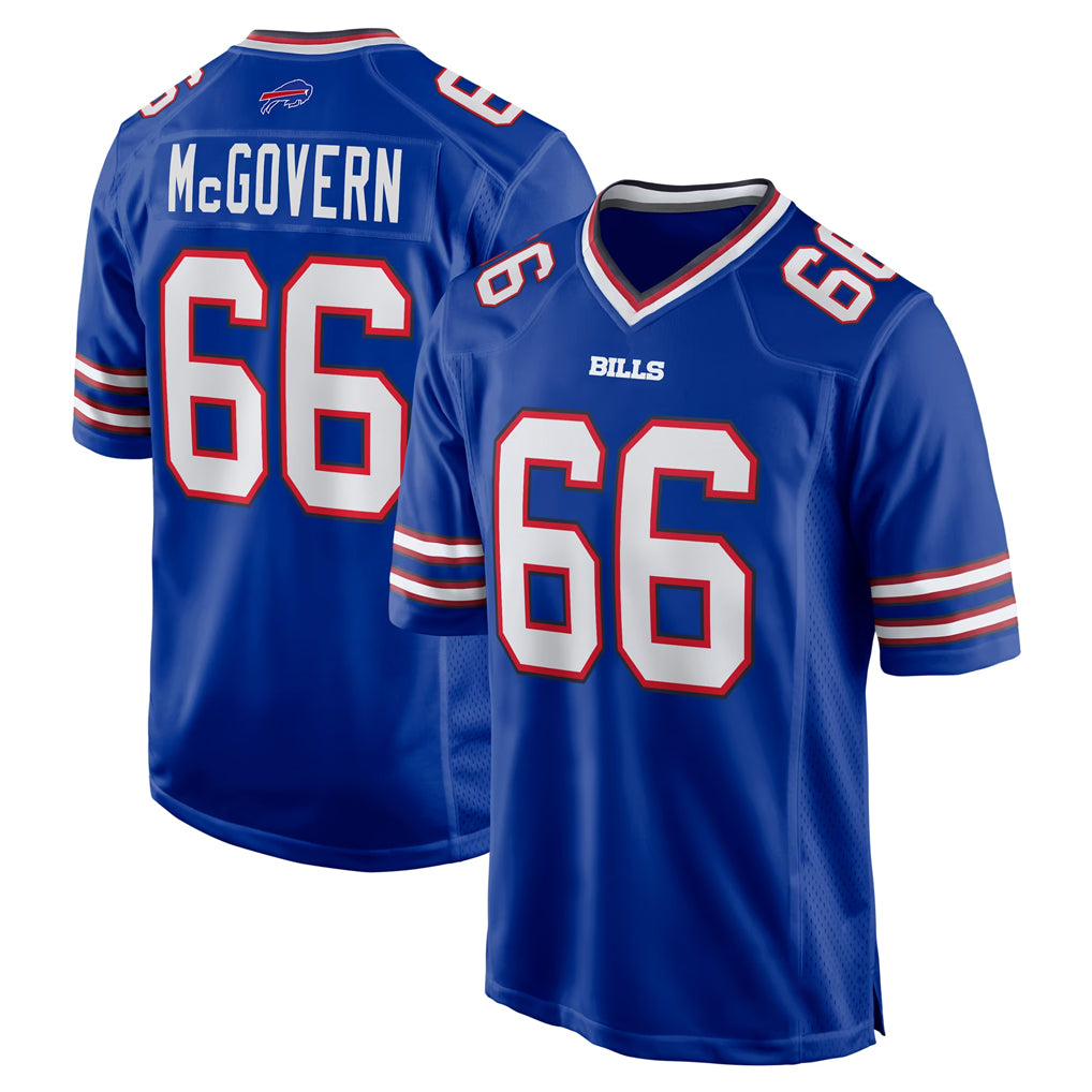 Ncoe B.Bills #66 Connor McGovern Player Royal Home Game Stitched Jerseys