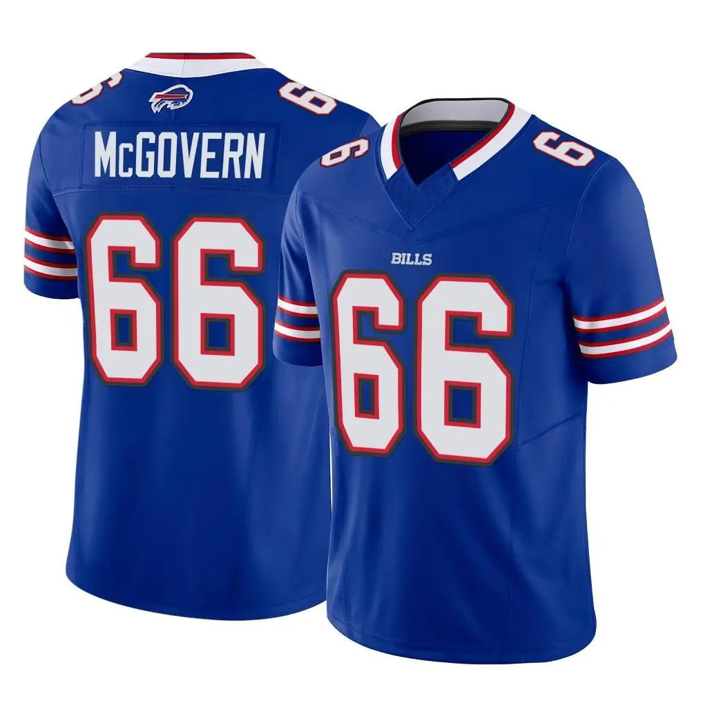 Ncoe B.Bills #66 Connor McGovern Player Royal Vapor F.U.S.E. Limited Home Game Stitched Jerseys