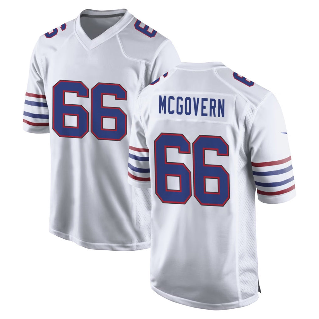 Ncoe B.Bills #66 Connor McGovern Player White Alternate Game Stitched Jerseys