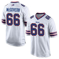 Ncoe B.Bills #66 Connor McGovern Player White Home Game Stitched Jerseys