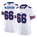Ncoe B.Bills #66 Connor McGovern Player White Vapor F.U.S.E. Jersey Limited Home Game Stitched Jerseys