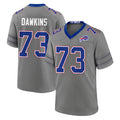 Ncoe B.Bills #73 Dion Dawkins Player Gray Nickel City Home Game Stitched Jerseys