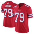Ncoe B.Bills #79 Spencer Brown Player Red Vapor Untouchable Limited Stitched Jerseys