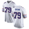 Ncoe B.Bills #79 Spencer Brown Player White Alternate Game Stitched Jerseys