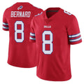 Ncoe B.Bills #8 Terrel Bernard Player Red Vapor Untouchable Limited Stitched Jerseys