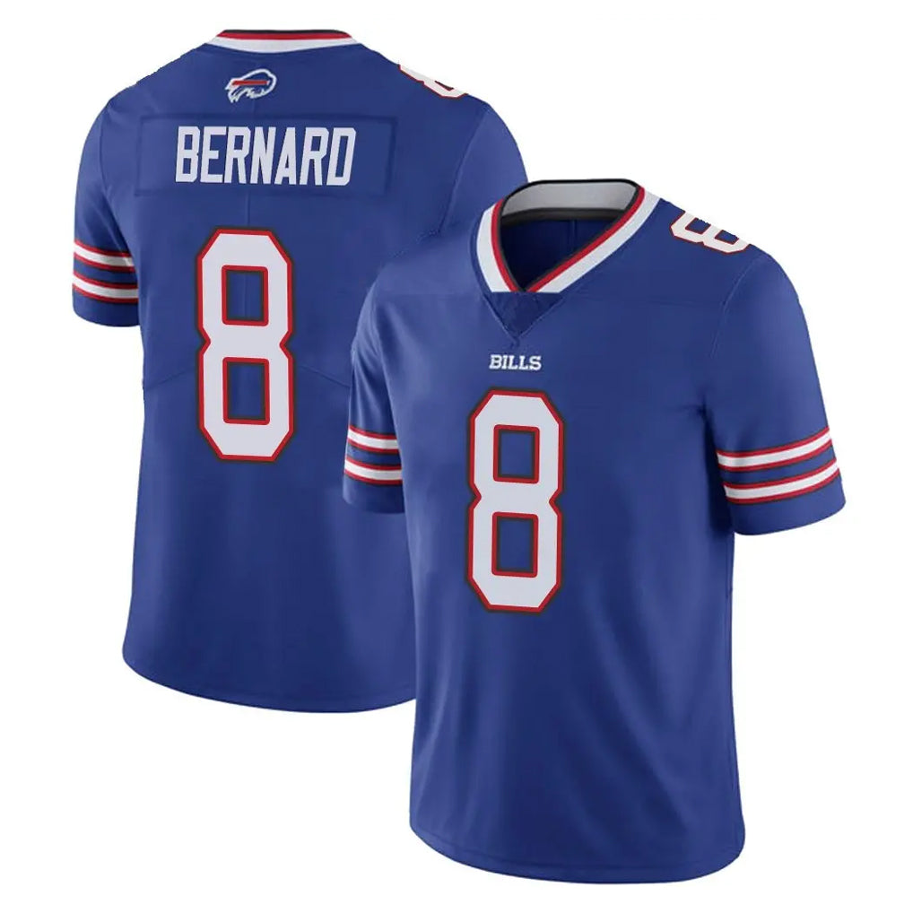 Ncoe B.Bills #8 Terrel Bernard Player Royal Vapor Untouchable Limited Stitched Jerseys