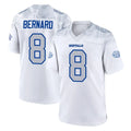 Ncoe B.Bills #8 Terrel Bernard Player White Rivalries Collection Game Stitched Jerseys