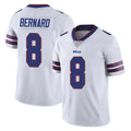 Ncoe B.Bills #8 Terrel Bernard Player White Vapor Untouchable Limited Stitched Jerseys