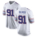 Ncoe B.Bills #91 Ed Oliver Player White Alternate Game Stitched Jerseys