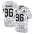 Ncoe B.Bills #96 Deone Walker Player Arctic Camo Salute to Service Limited Game Stitched Jerseys