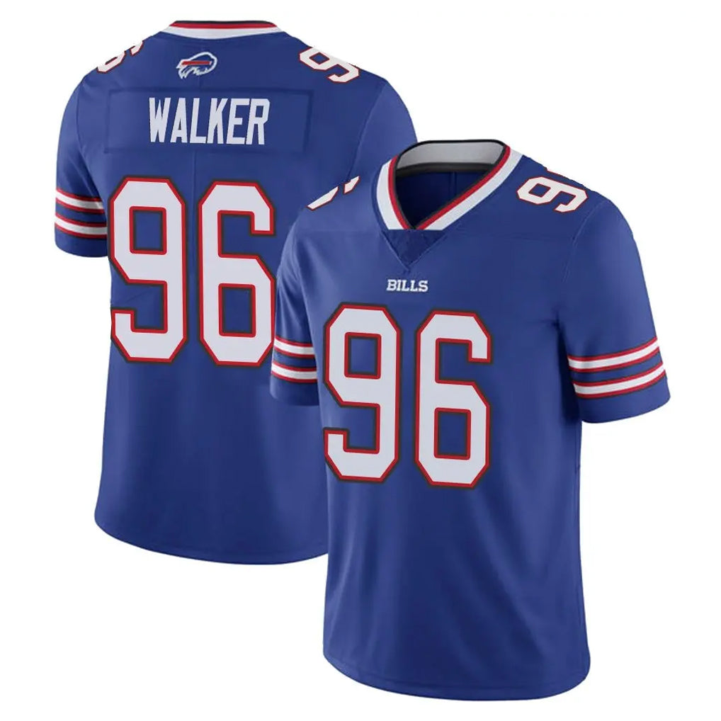 Ncoe B.Bills #96 Deone Walker Player Royal Vapor Untouchable Limited Stitched Jerseys