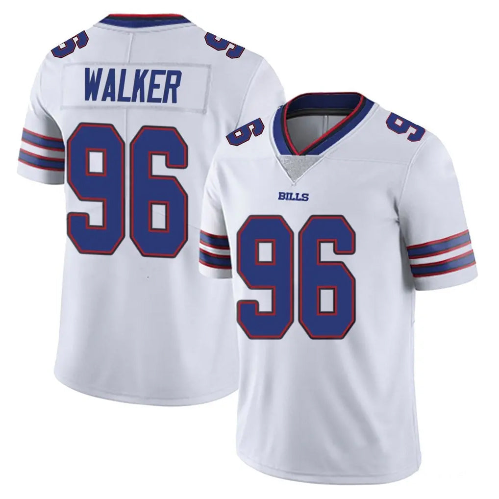Ncoe B.Bills #96 Deone Walker Player White Vapor Untouchable Limited Stitched Jerseys