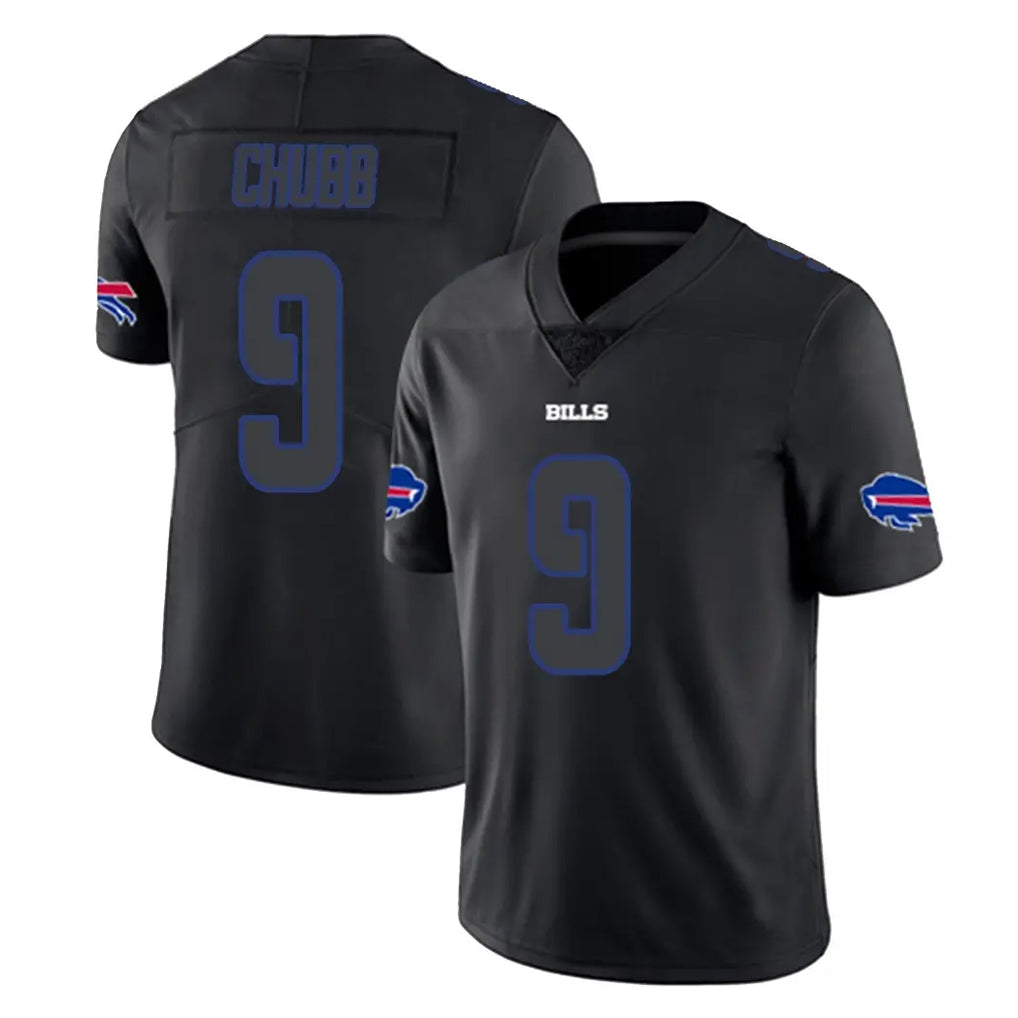 Ncoe B.Bills #9 Bradley Chubb Player Black Impact Limited Home Game Stitched Jerseys