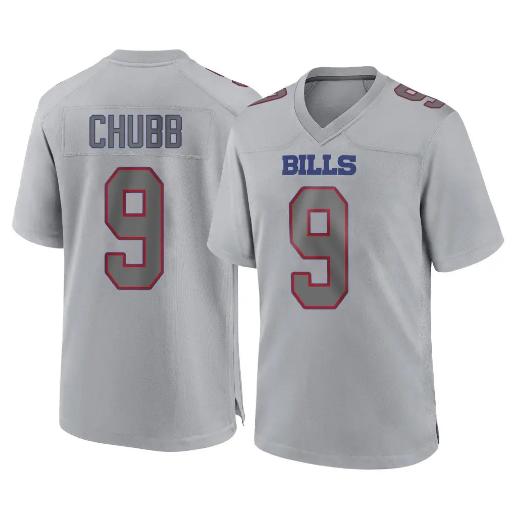 Ncoe B.Bills #9 Bradley Chubb Player Gray Home Game Stitched Jerseys