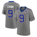 Ncoe B.Bills #9 Bradley Chubb Player Gray Nickel City Home Game Stitched Jerseys