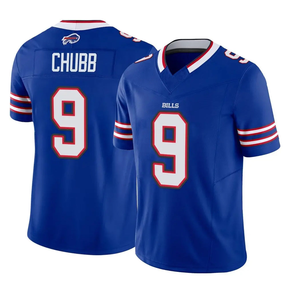 Ncoe B.Bills #9 Bradley Chubb Player Royal Vapor F.U.S.E. Limited Home Game Stitched Jerseys