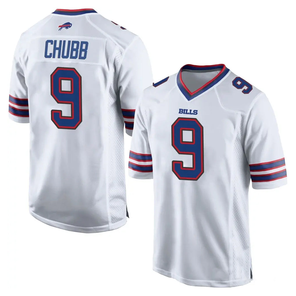 Ncoe B.Bills #9 Bradley Chubb Player White Home Game Stitched Jerseys