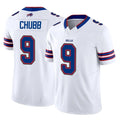 Ncoe B.Bills #9 Bradley Chubb Player White Vapor F.U.S.E. Jersey Limited Home Game Stitched Jerseys