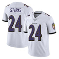 Ncoe B.Ravens #24 Malaki Starks Player White Vapor F.U.S.E. Limited Stitched Jerseys