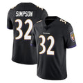Ncoe B.Ravens #32 Trenton Simpson Player Black Vapor Untouchable Limited Home Game Stitched Jerseys