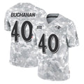 Ncoe B.Ravens #40 Teddye Buchanan Player Arctic Camo Salute to Service Limited Stitched Jerseys