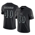 Ncoe B.Ravens #40 Teddye Buchanan Player Black REFLECTIVE Limited Stitched Jerseys