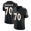 Ncoe B.Ravens #70 Roger Rosengarten Player Black Vapor Untouchable Limited Home Game Stitched Jerseys