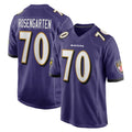 Ncoe B.Ravens #70 Roger Rosengarten Player Purple Color Rush Home Game Stitched Jerseys