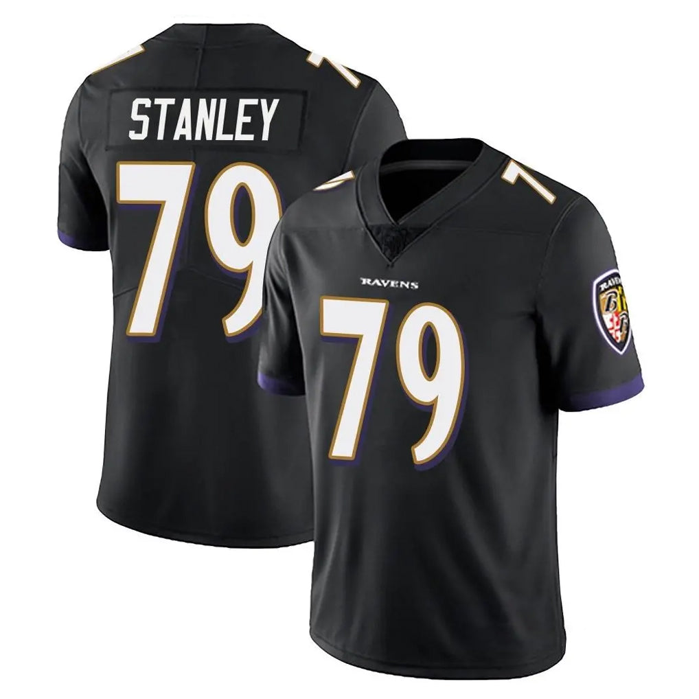 Ncoe B.Ravens #79 Ronnie Stanley Player Black Vapor Untouchable Limited Home Game Stitched Jerseys