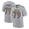 Ncoe B.Ravens #79 Ronnie Stanley Player Gray Color Rush Vapor Untouchable Game Stitched Jerseys